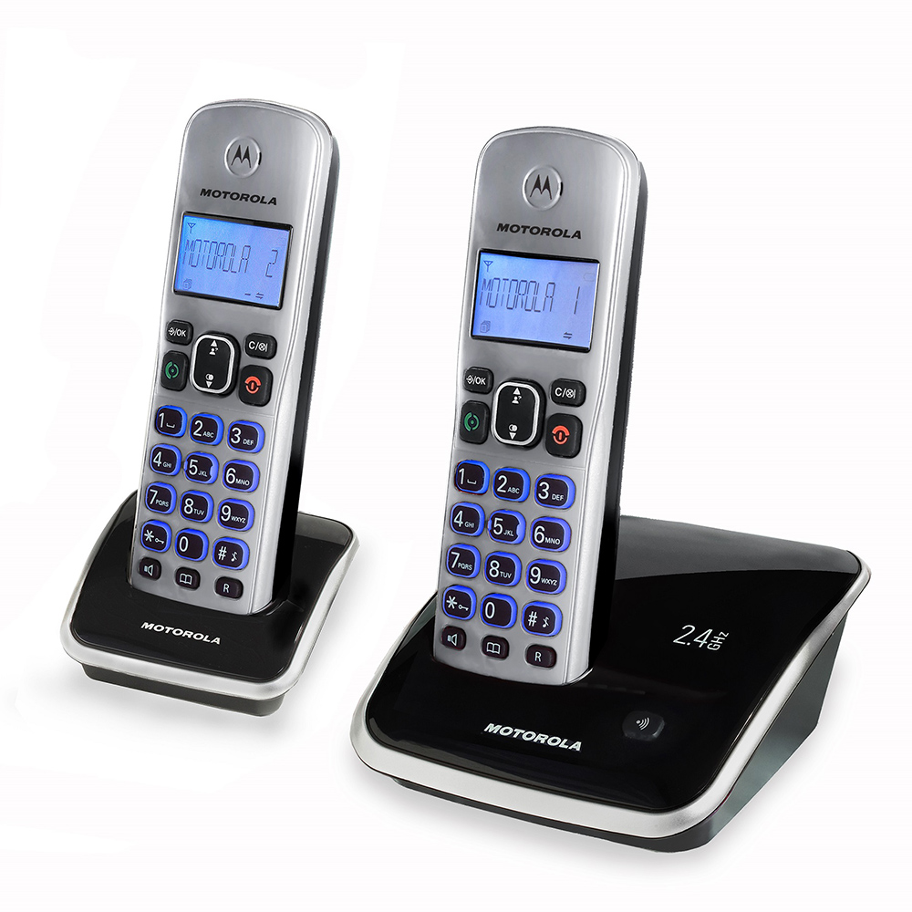 Teléfono Inalámbrico Motorola AURI 3520S-2 Silver