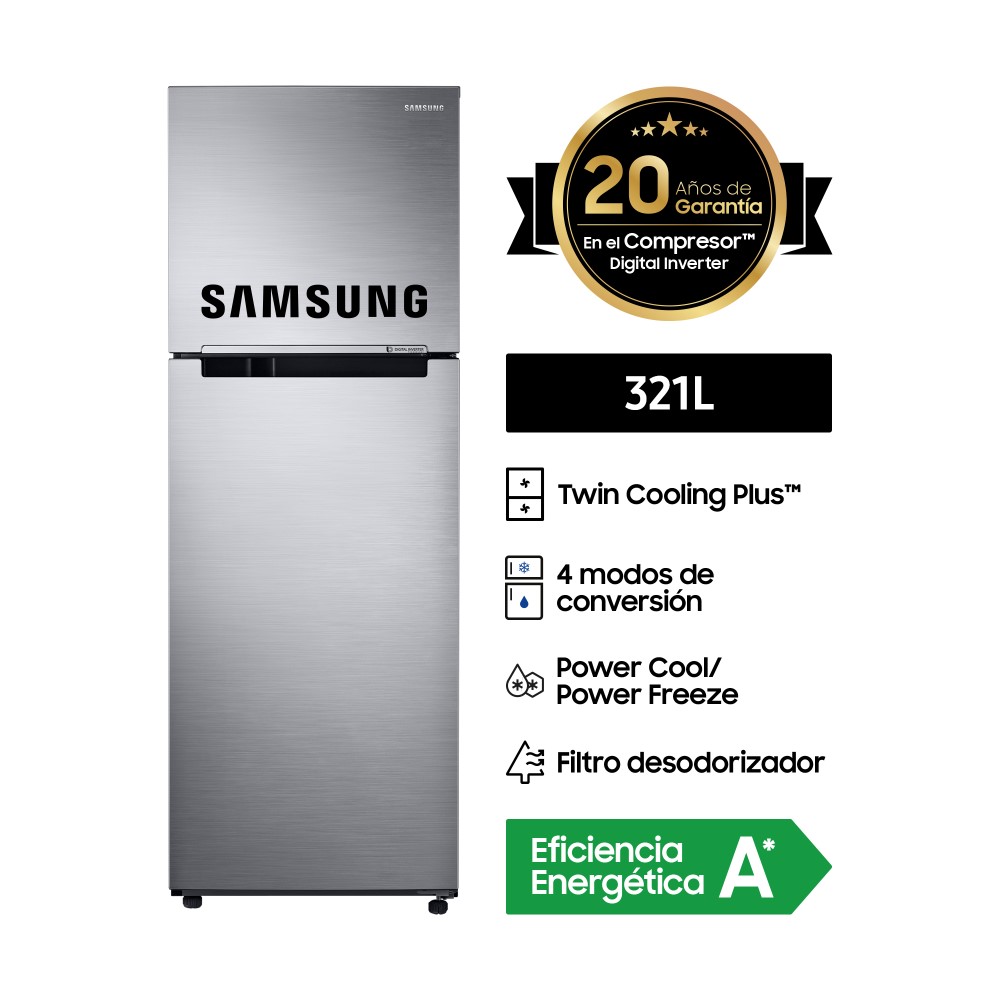 Refrigeradora Samsung RT32K5030S8/PE No Frost 321L