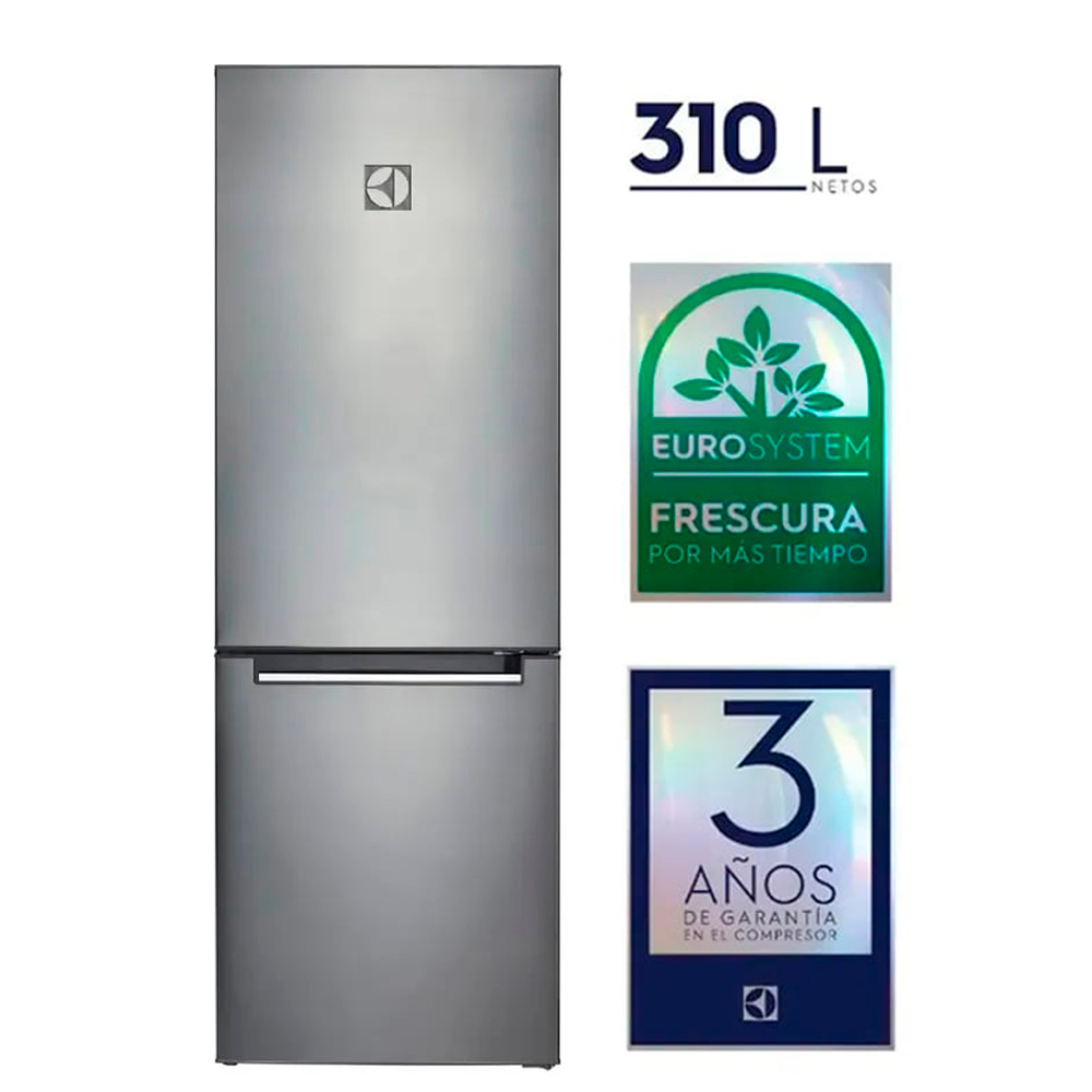 Refrigeradora Electrolux Bottom Freezer ERT32G2KSQS EuroFrío 310L