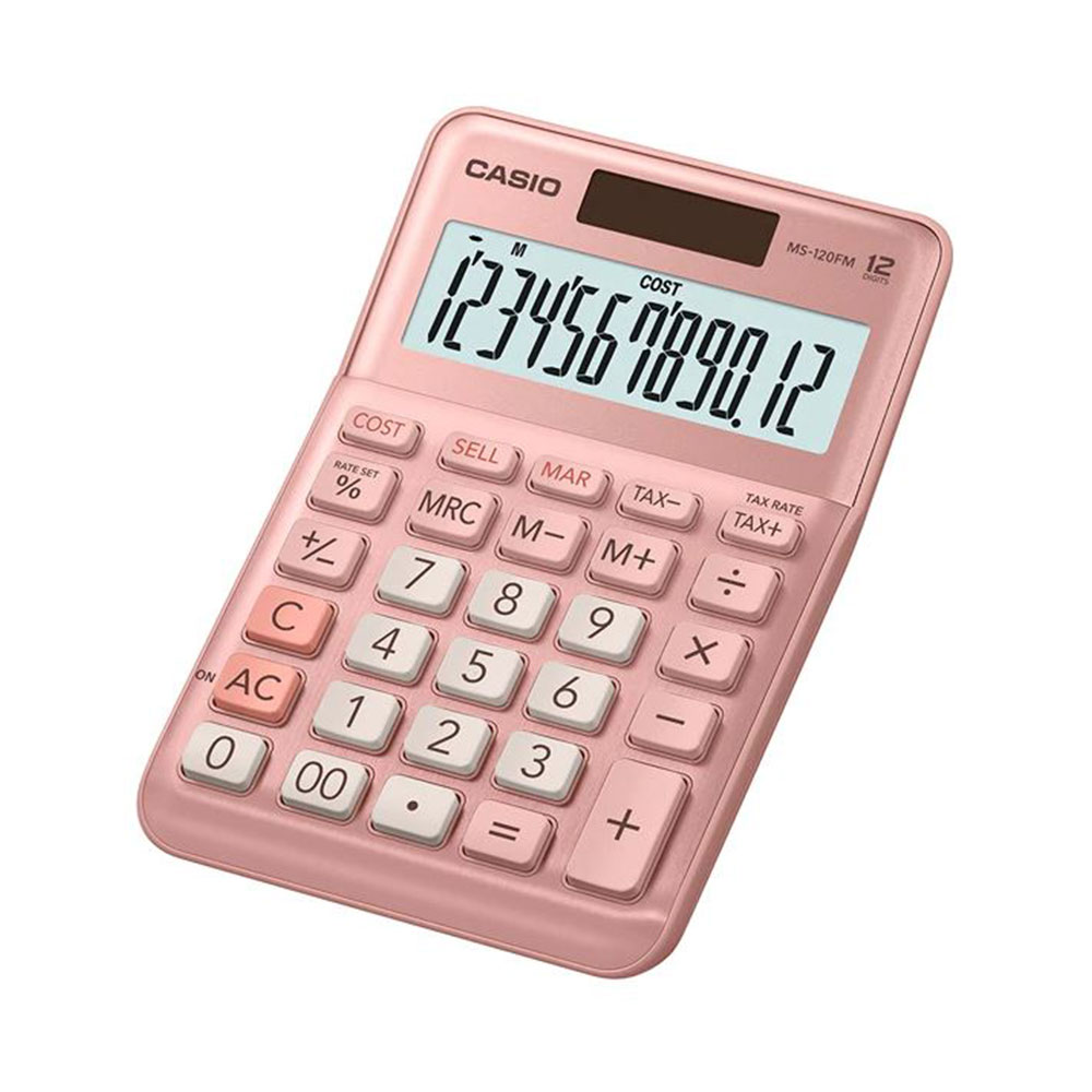 Calculadora de Escritorio Casio MS-120FM-PK-W-DP