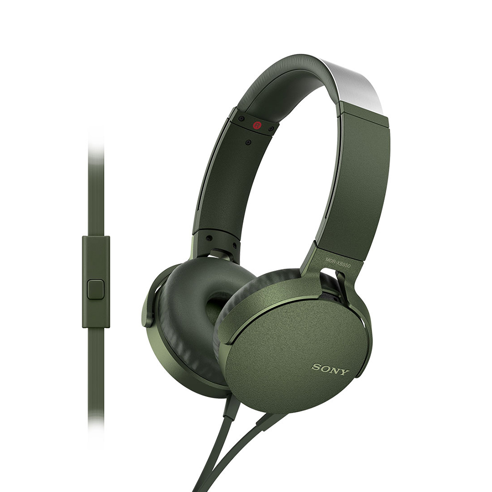 Audífonos Over Ear con Micrófono Sony MDR-XB550AP Verde