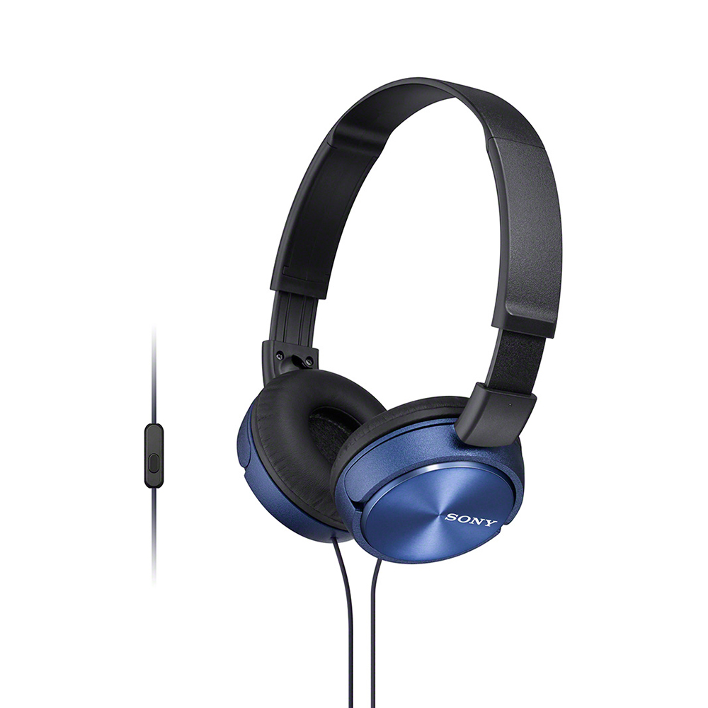 Audifonos Over Ear Sony MDR-ZX310AP con Microfono Azul
