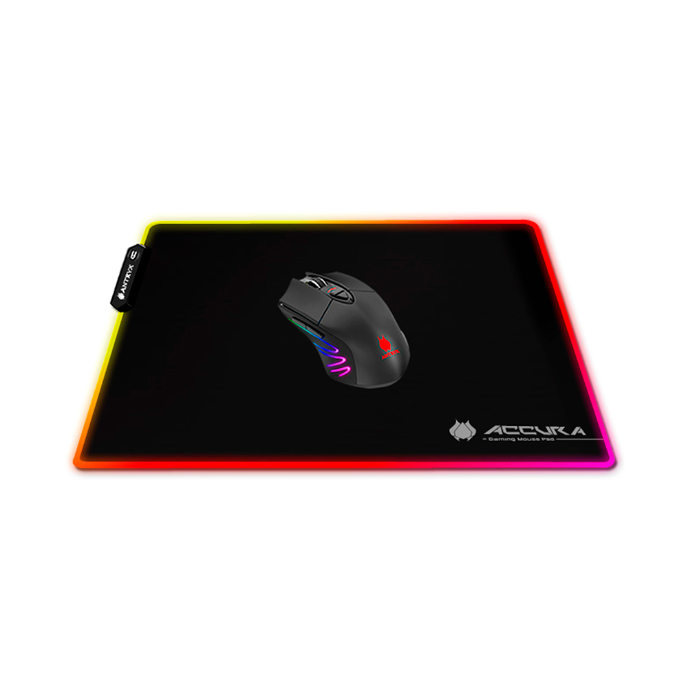 Mouse Pad Gaming Antryx Accura 33 RGB 33X26cm
