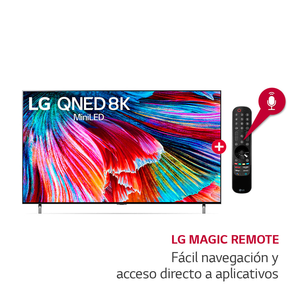 Televisor LG QNED Mini LED 8K con ThinQ AI Smart 86" 86QNED99SPA