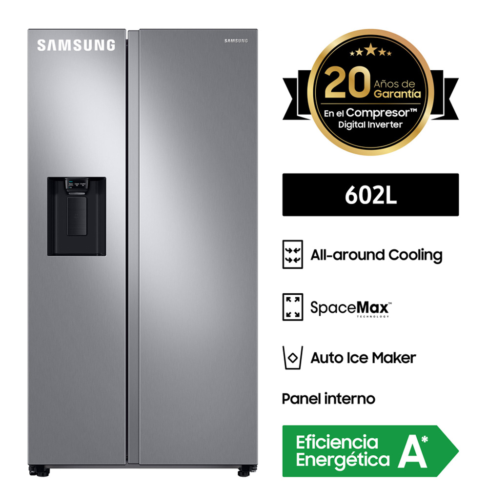 Refrigeradora Samsung Side by Side RS60T5200S9/PE 602L