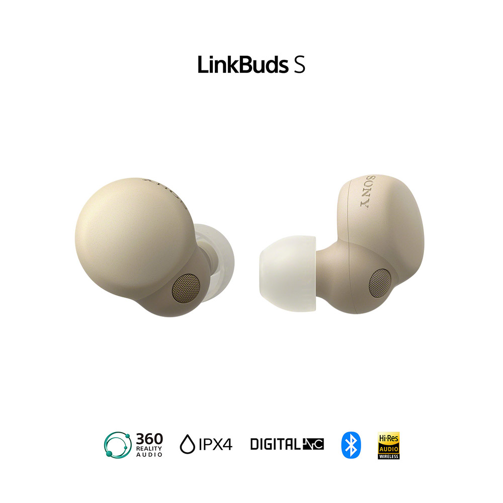 Audífonos Bluetooth Sony Linkbunds S WF-LS900N/CCUC Crema