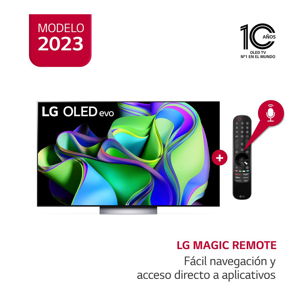 Televisor LG OLED evo 4K ThinQ AI Smart 55" OLED55C3PSA (2023)