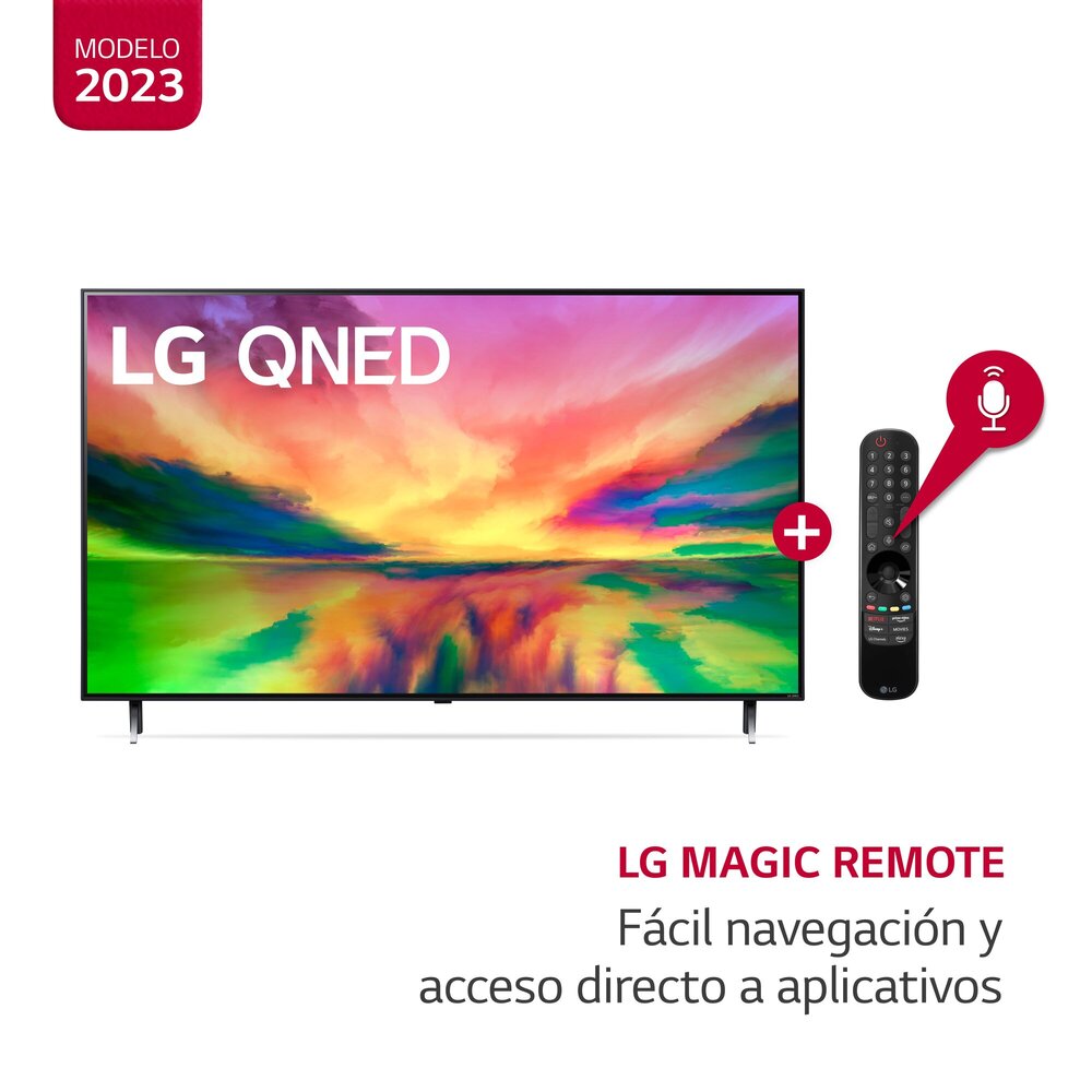 Televisor LG QNED 4K ThinQ AI Smart 55" 55QNED80SRA (2023)