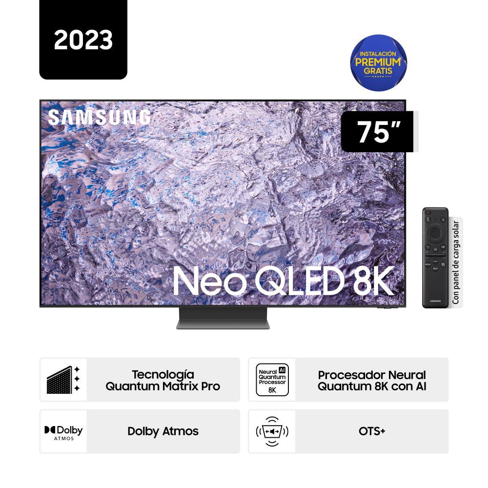 Televisor Samsung Smart TV 75" Neo QLED 8K Mini LED QN75QN800CGXPE (Nuevo)
