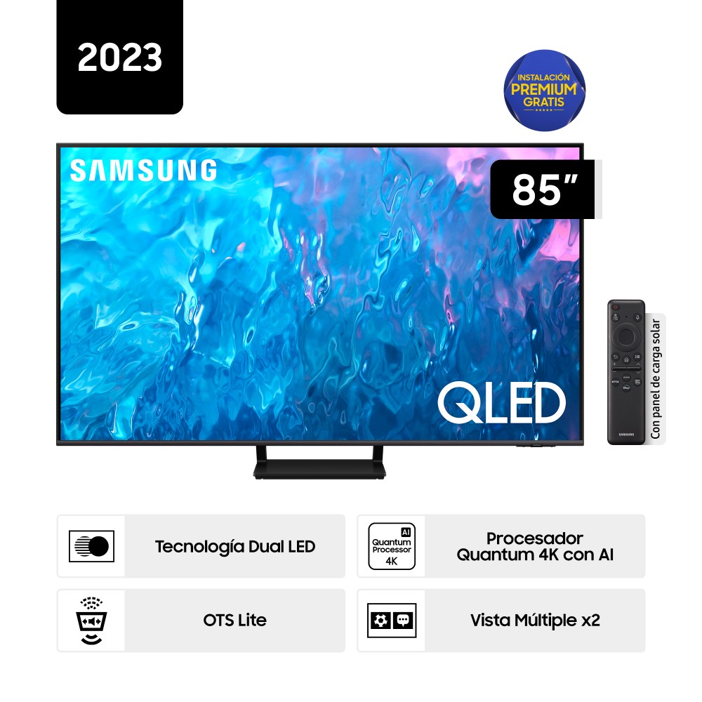Televisor Samsung Smart TV 85" QLED 4K QN85Q70CAGXPE (Nuevo)