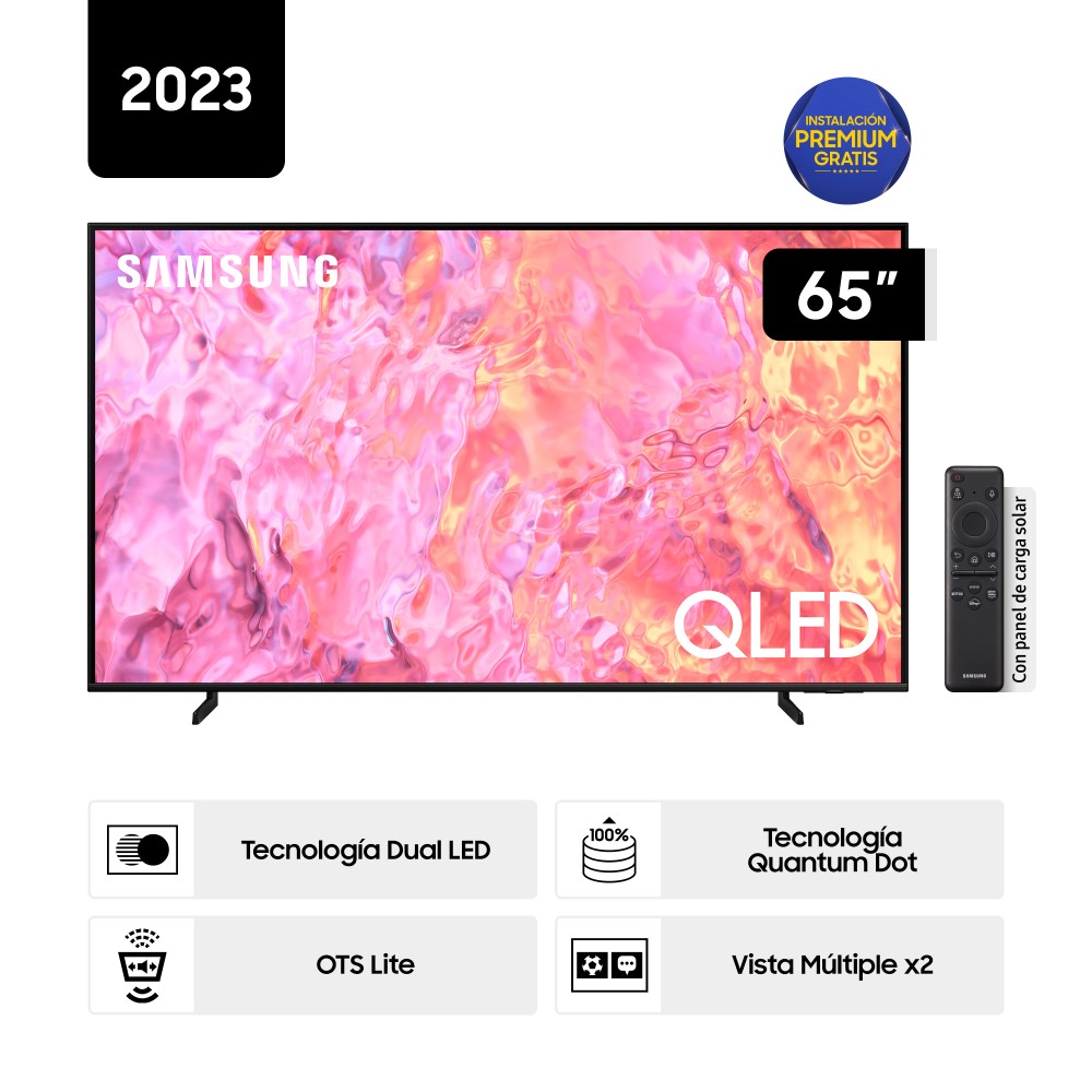 Televisor Samsung Smart TV 65" QLED 4K QN65Q60CAGXPE (2023)