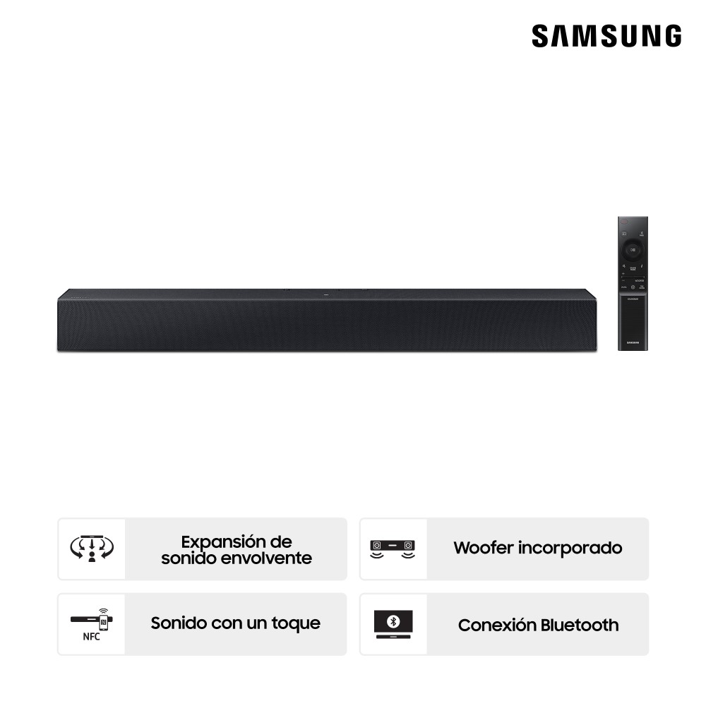 Soundbar Samsung Bluetooth 2.0Ch HW-C400/PE