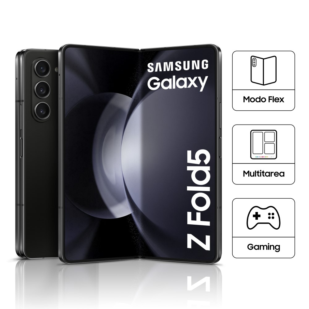 Celular Libre Samsung Galaxy Z Fold5 7.6" 512GB 12GB RAM Phantom Black