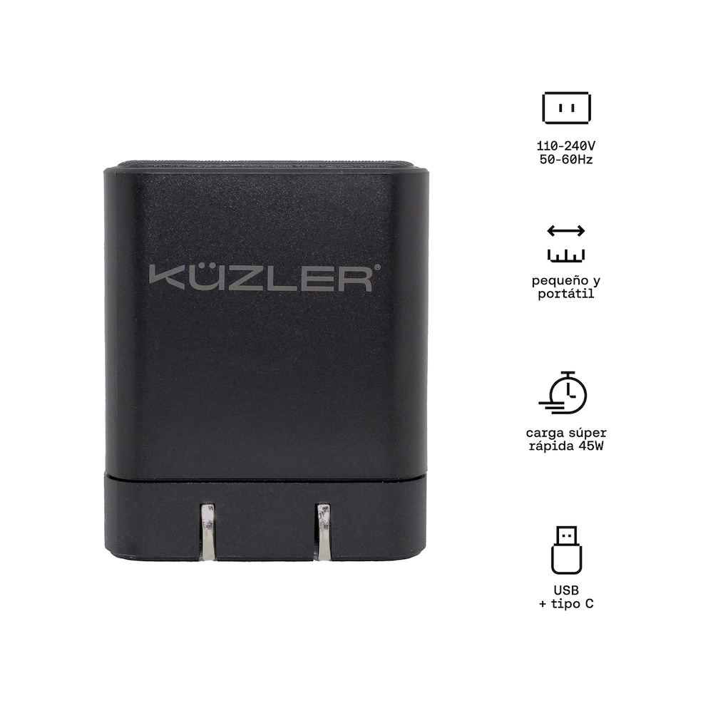 Cargador USB Tipo C Kuzler BLEMIRO-103N