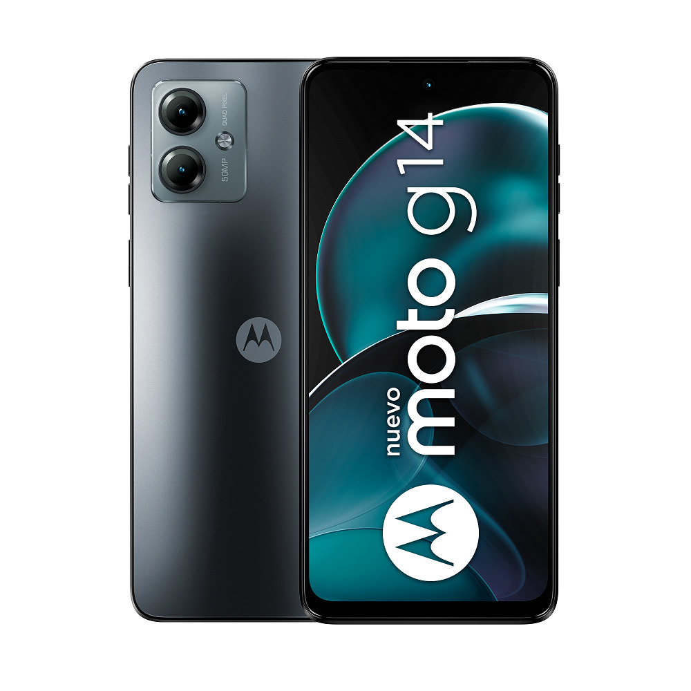 Celular Libre Motorola Moto G14 6.15" 128GB 4GB RAM Gris Acero