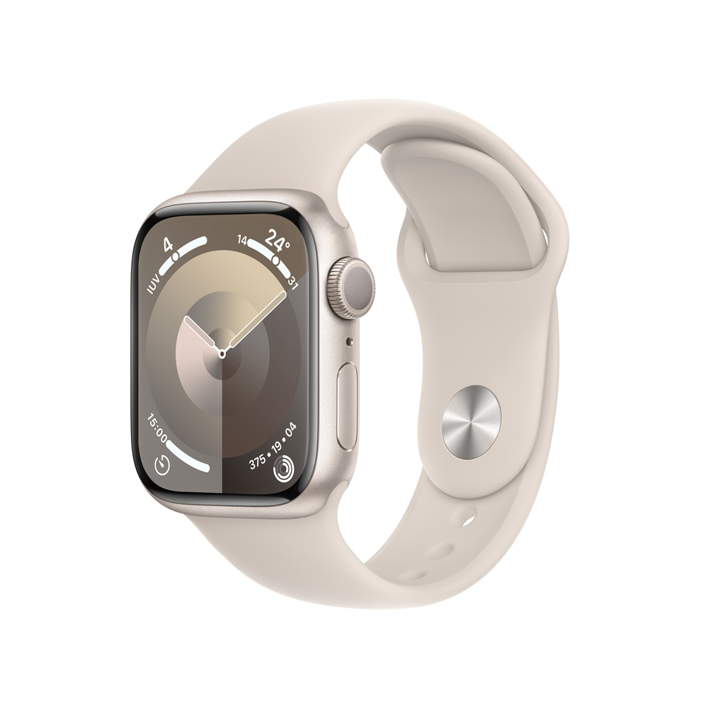 Apple Watch Series 9 GPS - 41 mm -blanco estrella - Talla M/L