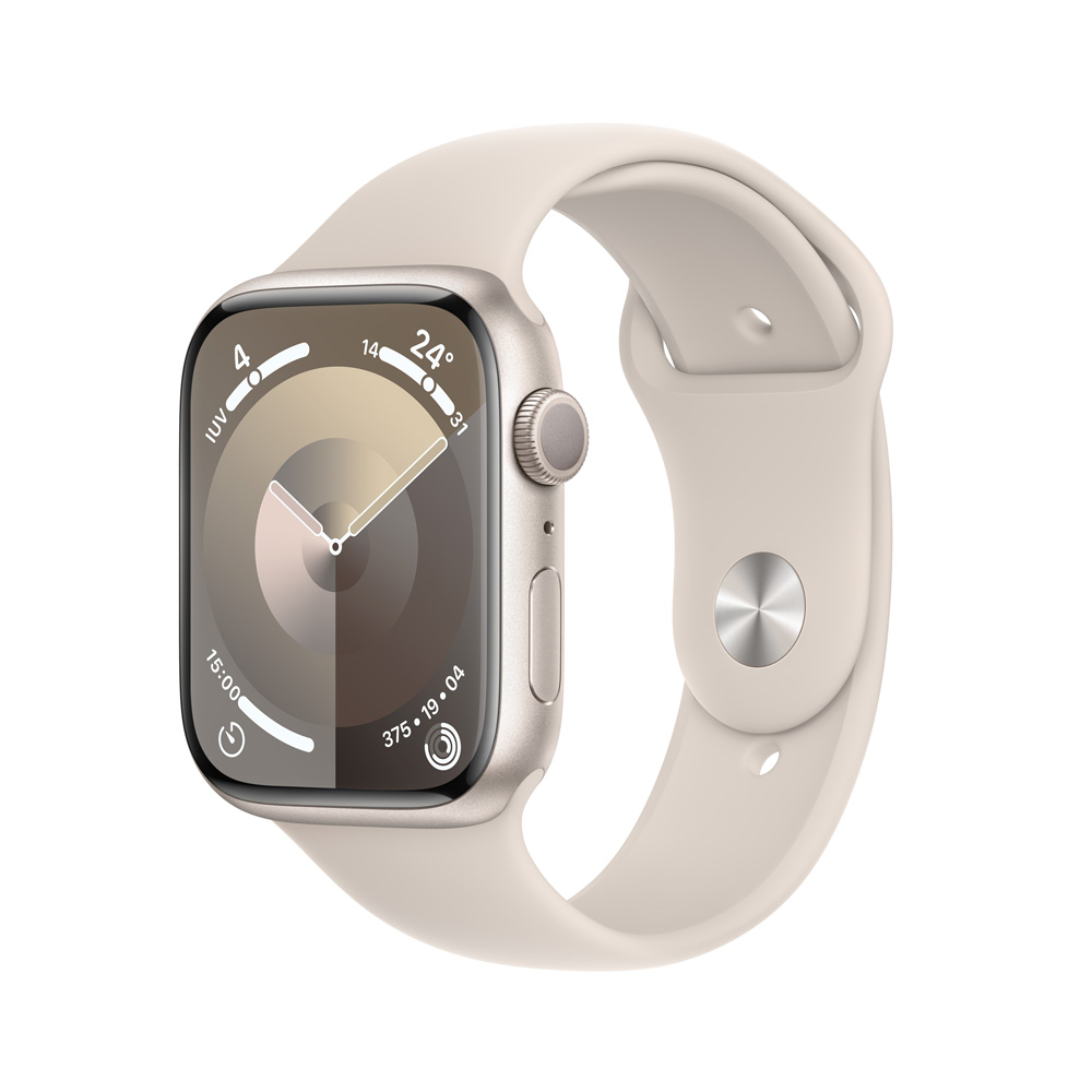 Apple Watch Series 9 GPS- blanco estrella 45 mm - Talla M/L
