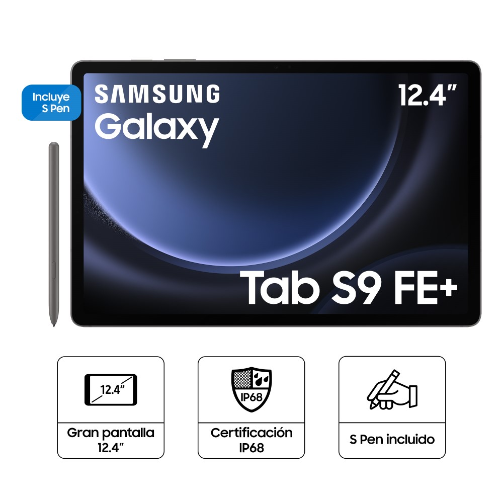 Tablet Samsung Galaxy Tab S9 FE Plus 12.4" 128GB 8GB RAM Graphite