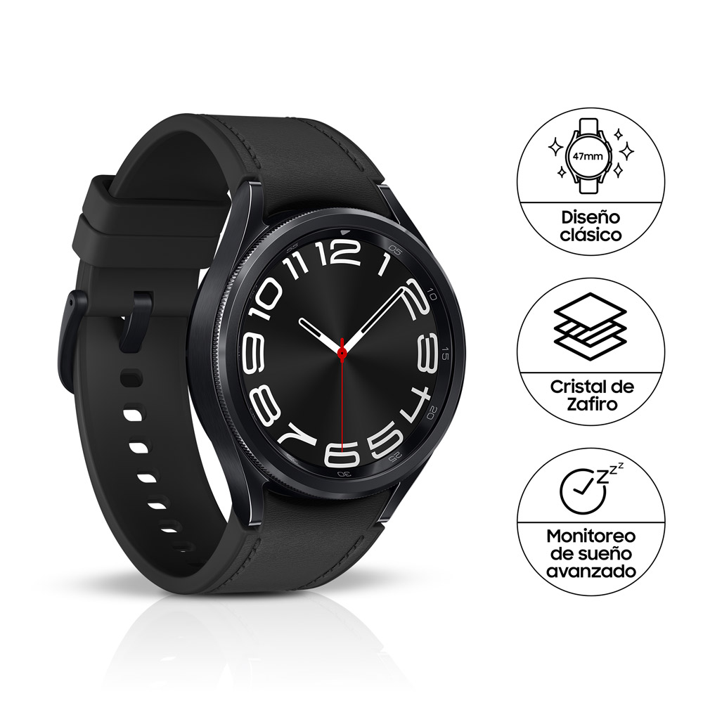 Reloj Smart Samsung Galaxy Watch 6 Classic Large Black