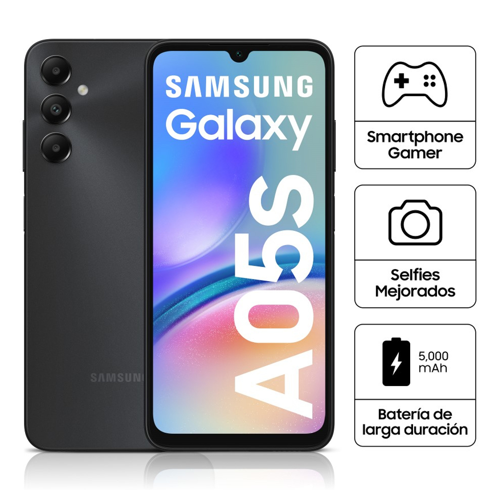 Celular Libre Samsung Galaxy A05s 6.7" 128GB 6GB RAM Negro