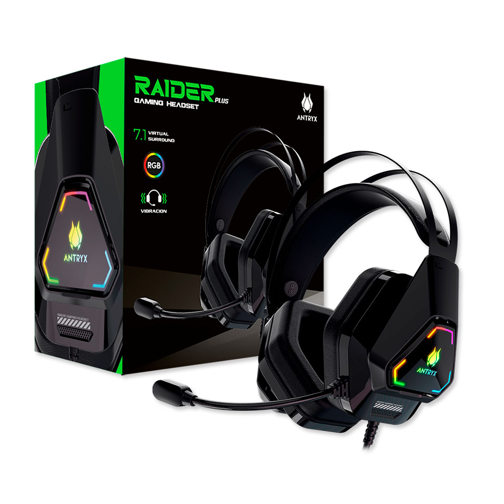 Audífonos Gamer con Micrófono Antryx Raider Plus
