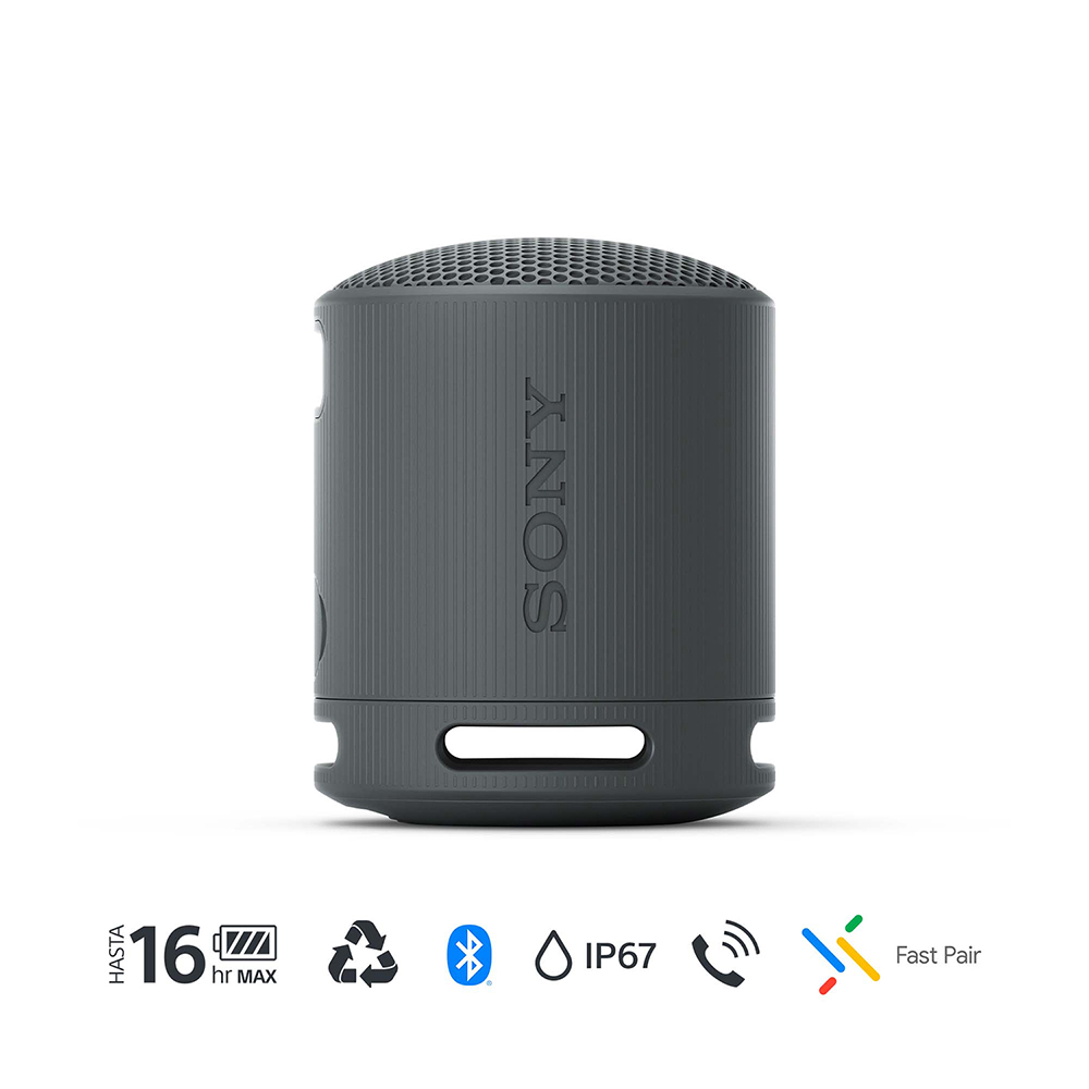 Parlante Inalámbrico Bluetooth Sony SRS-XB100/BCLA Negro