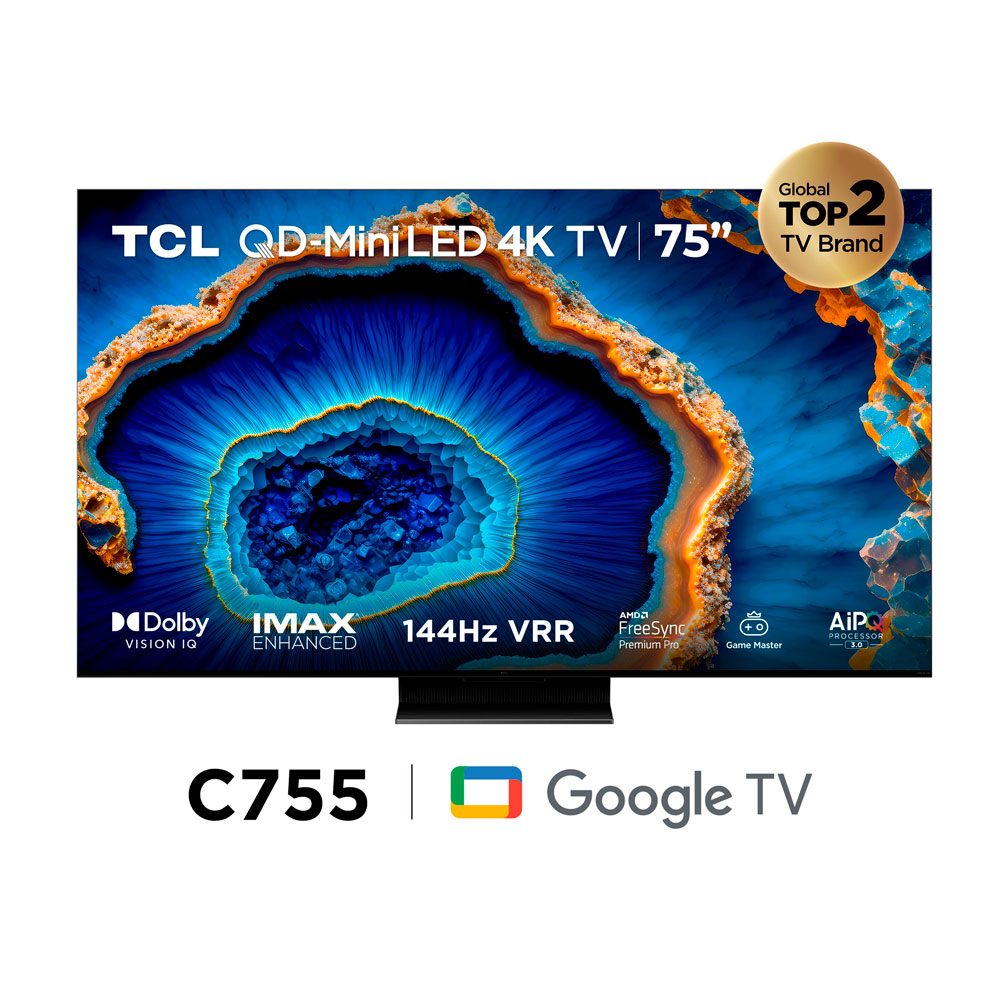 Televisor TCL SMART TV 75" MINI LED 4K UHD 75C755