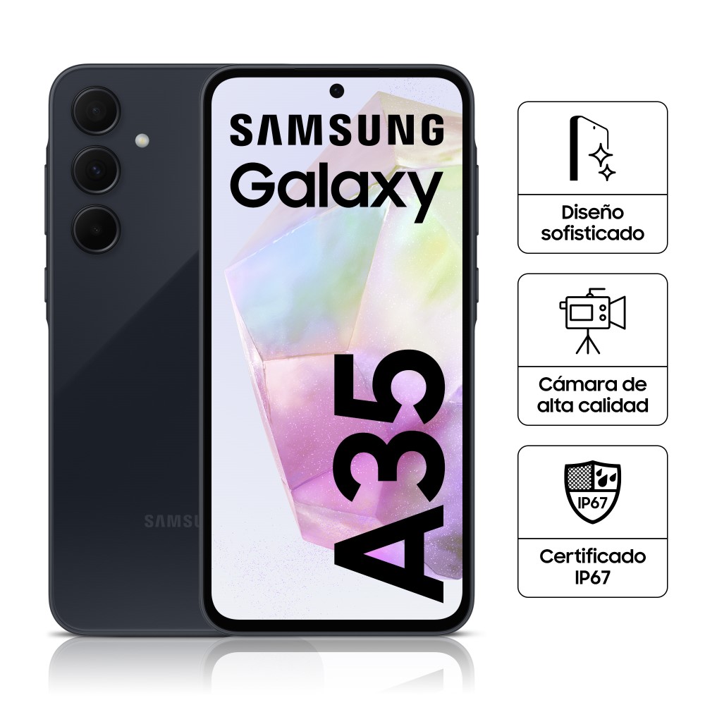Celular Samsung Galaxy A35 5G 6.60" 8GB 256GB RAM Negro