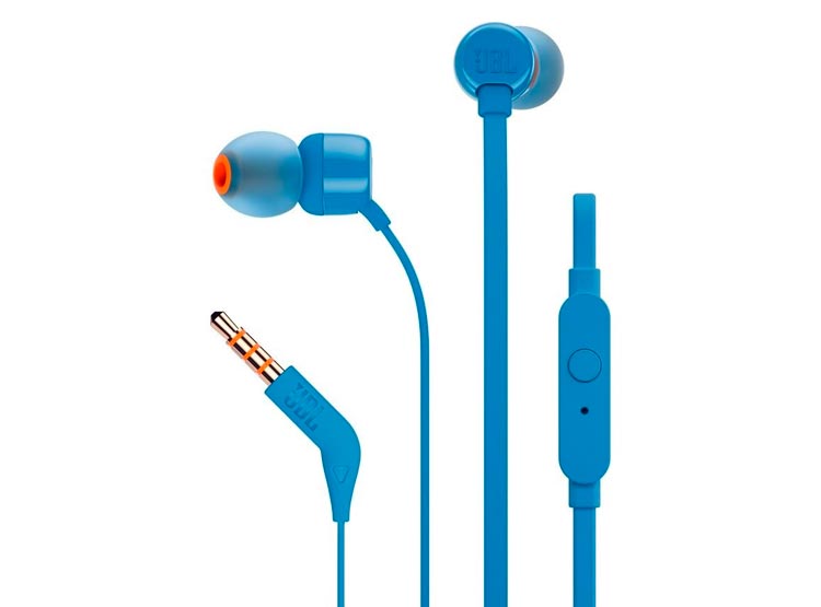 Audífonos JBL T110 In Ear Azul