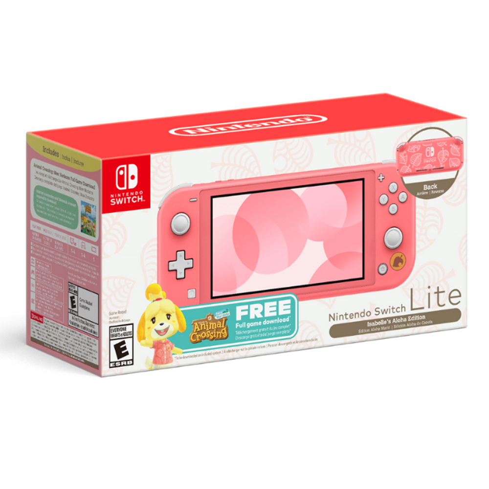 Consola Nintendo Switch Lite Isabelle’s Aloha Edition 32GB