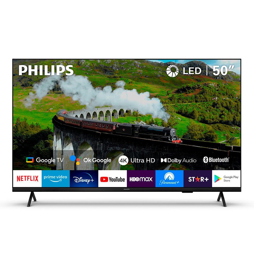 Televisor Philips 50” 4K Ultra HD Google TV  50PUD7408
