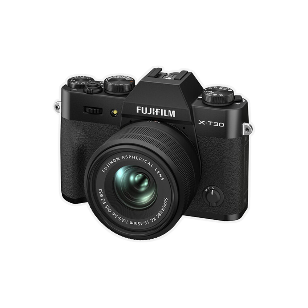Cámara Digital Fujifilm X-T30 II Black Noir + Lente XC 15-45mm