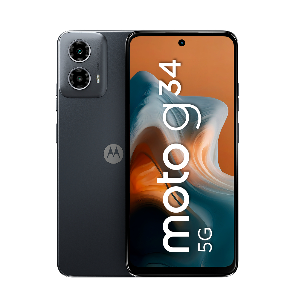 Celular Libre Motorola Moto G34 5G 6.5" 256GB 8GB RAM Negro Meteorito