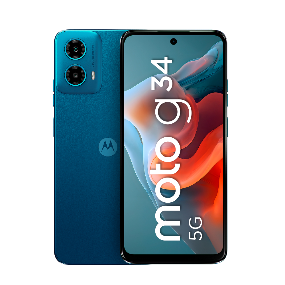 Celular Libre Motorola Moto G34 5G 6.5" 256GB 8GB RAM Verde Oceano