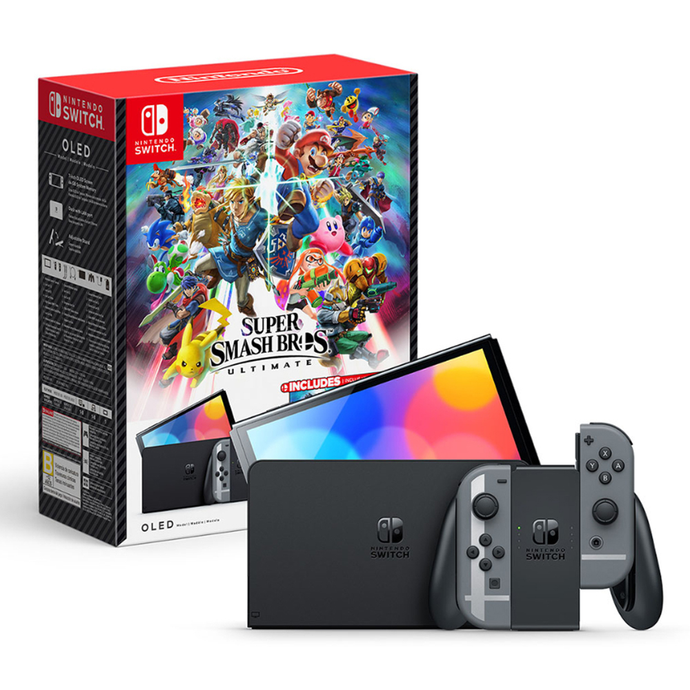 Consola Nintendo Switch OLED Super Smash Bros Bundle 64GB