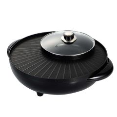 Grill eléctrico con bowl Imaco IG1620 Negro