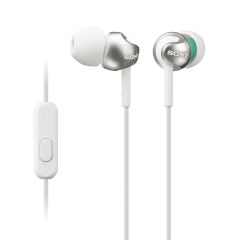 Audifonos In Ear Sony MDR-EX110AP con Microfono Blanco