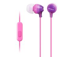 Audifonos In Ear Sony MDR-EX15AP con Microfono Violeta