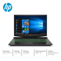 Laptop HP 15-DK0001LA 15.6" Intel Core i5-9300h 1TB 8GB RAM