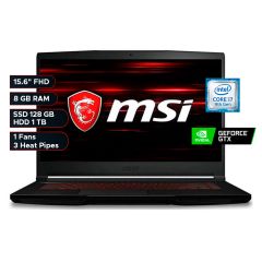 Laptop MSI GF63 9RCX 886SP 15.6" Intel Core i7-9750H 1TB+128GB SSD 8GB RAM