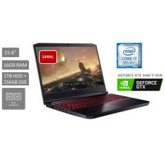 Laptop ACER AN715-51-75QF 15.6" Intel Core i7 9750H 1TB HDD + 256GB SSD + 16GB RAM