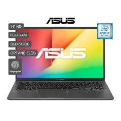 Laptop Asus VivoBook X412FA-BV533T 14" HD Core i7 512GB SSD + 32GB OPTANE + 8GB RAM