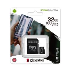 Tarjeta Micro SD Kingston 32GB Canvas Select Plus