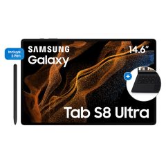 Tablet Samsung Galaxy Tab S8 Ultra 14.6" con teclado 128GB 8GB RAM Grafito SM-X900NZAVPEO