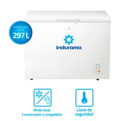 Congeladora Indurama CI-320BL 297L