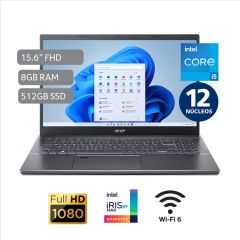 Laptop Acer A515-57-58D5 15.6" Intel Core i5-1235U 512GB SSD 8GB RAM