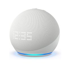 Parlante Inteligente Amazon Echo Dot 5 con Reloj Blanco