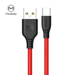 Cable USB Tipo C Mcdodo CA-5172 Serie Warrior Rojo 1m