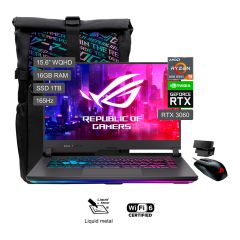 Laptop Asus Gaming ROG Strix G15 G513RM-HQ081W 15.6" AMD Ryzen 9 6900HX 1TB SSD 16GB RAM RTX3060