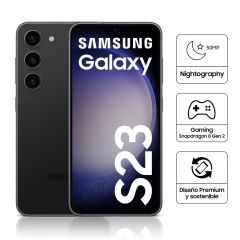 Celular Libre Samsung Galaxy S23 6.1" 128GB 8GB RAM Phantom Black